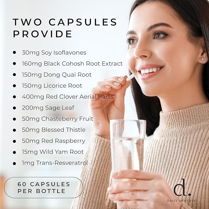 Menopause Supplements for Women 60 Capsules,