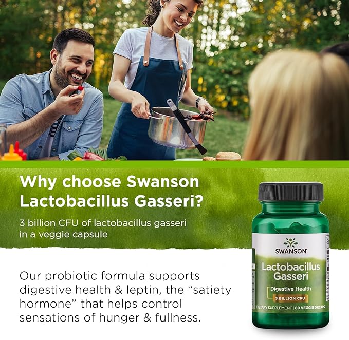 Swanson Lactobacillus Gasseri 3 Billion (60 Veggie 2 Bottles