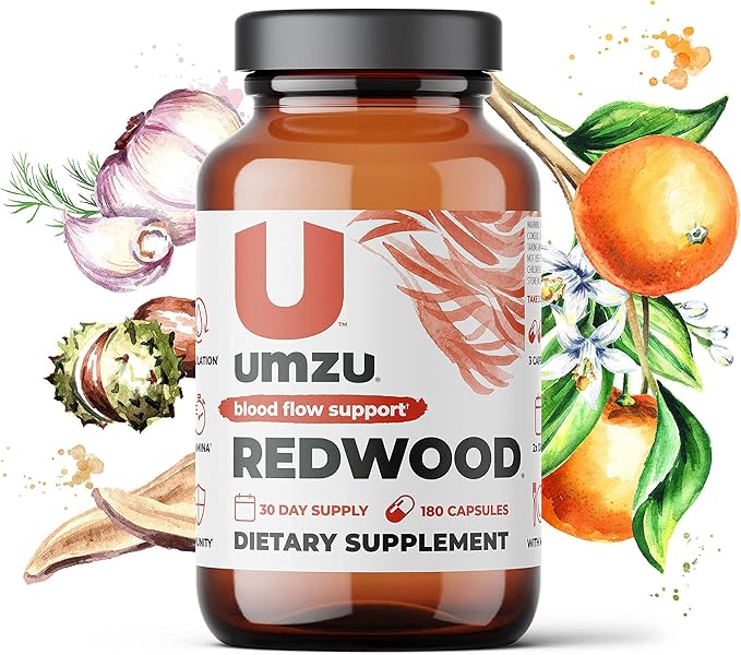 UMZU Redwood - Supports Nitric Oxide 30 Day 180 Capsules