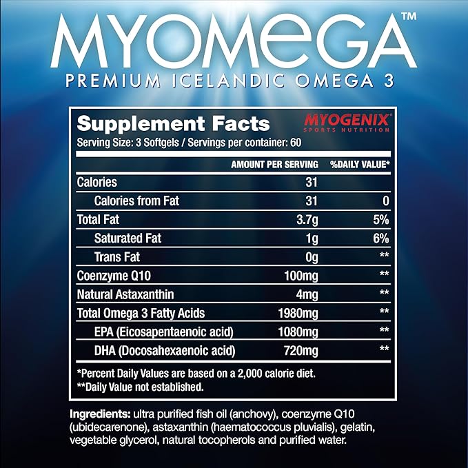 Omega 3 Fatty Acid Supplement 3 Supplement 3 Fatty (90 Softgels)