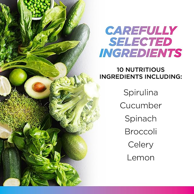 Livingood Daily Greens Capsules (120 Vegetarian Capsules) - Super Greens Supplement with Spirulina, Chlorella, Broccoli, Spinach for Energy, Digestive, & Gut Health - Fruit & Vegetable Supplements