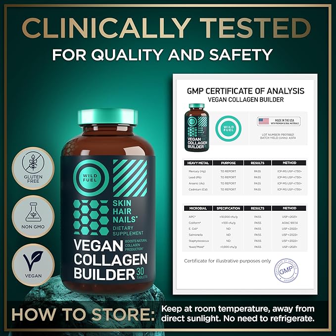 WILD FUEL Vegan Collagen Builder 30 Organic