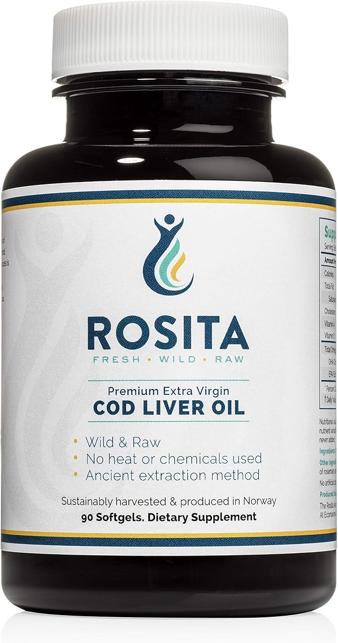 Rosita Extra Virgin Cod Liver Oil 90 Count