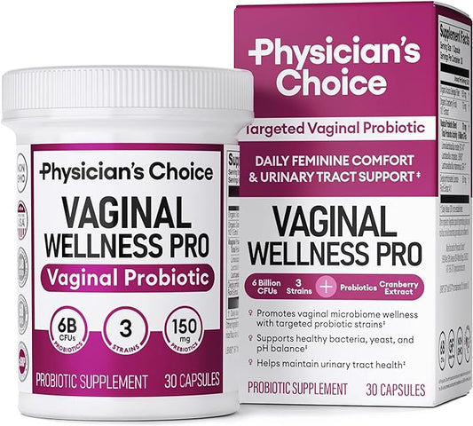 Physician's CHOICE Vaginal Probiotics for Women 6B CFU 30 CT