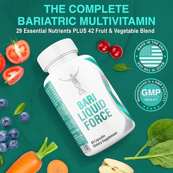 Universal Body Labs Bariatric Multivitamin with Iron 29 Vital 42 Superfruits,