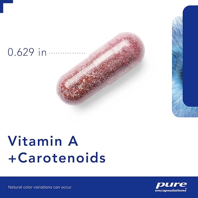 Pure Encapsulations Vitamin A + Carotenoids 30 Capsules