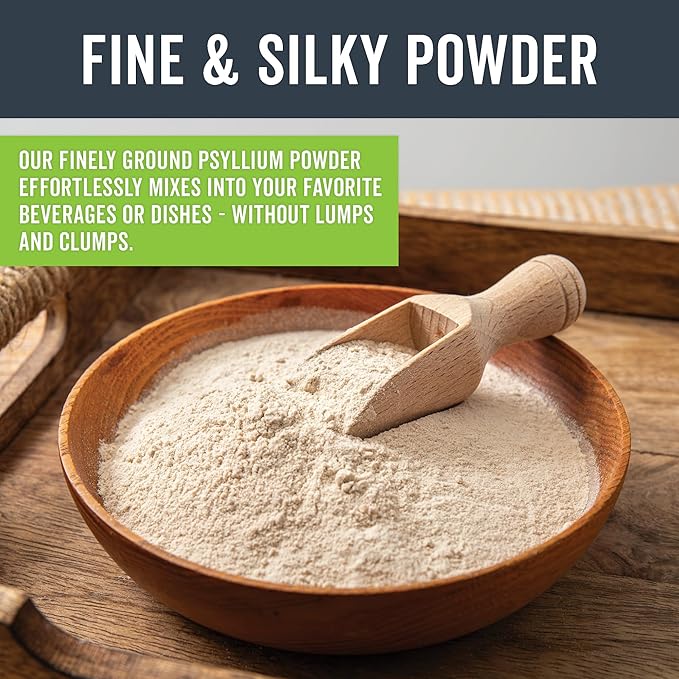 Viva Naturals Organic Psyllium Husk Powder, 24 oz
