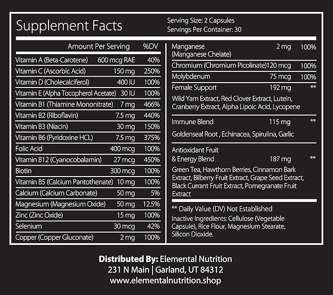 Women's Daily Super Multi-Vitamin- 60 CT
