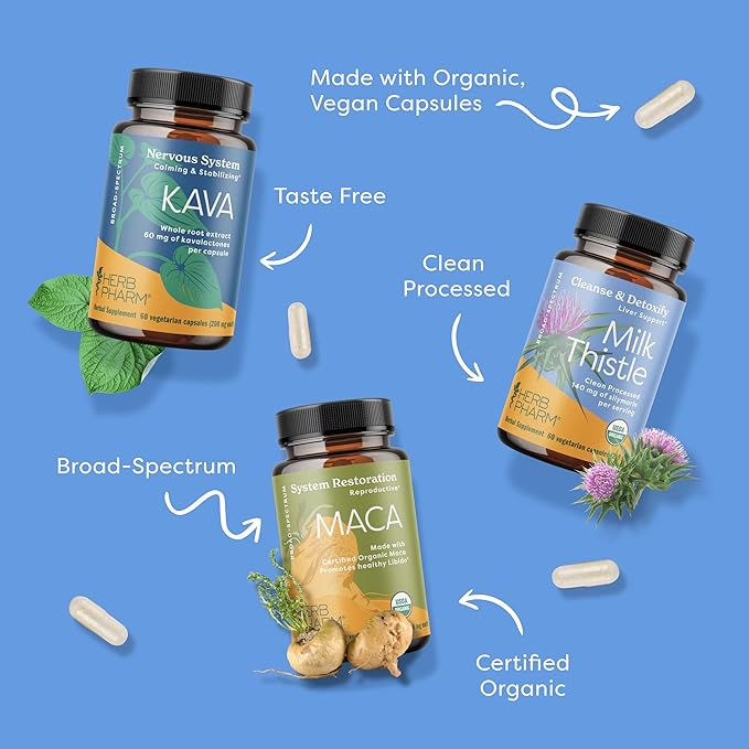 Herb Pharm Milk Thistle Seed Extract w/140 mg 60 Vegetarian