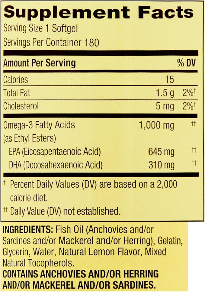 Lual's 45 Diabetes Decoded Bundle Omega-3 Fish Omega-3 Fish Omega-3 Fatty 3 Supplements Omega-3 Fish 1000 mg 180 Soft