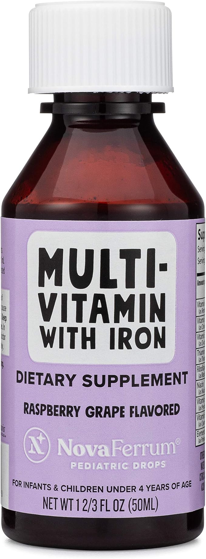 NovaFerrum Yum | Multivitamin with Iron 4 & 50 Servings