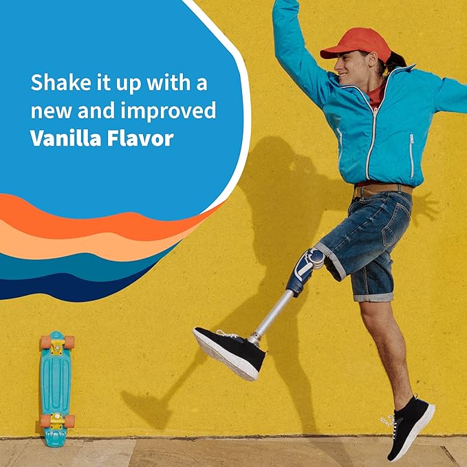 Organic Vegan Vanilla Protein Powder 22g Complete 1.5 LB