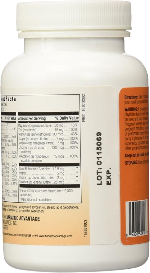 Bariatric Advantage Essential Multivitamin without Iron 200 DV 60 Tablets