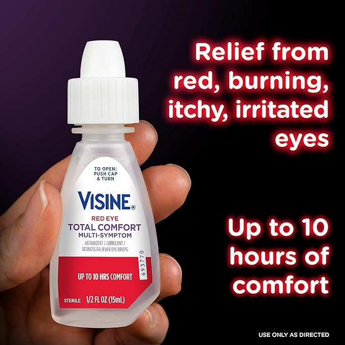 Visine Red Eye Total Comfort Multi-Symptom 2 Items