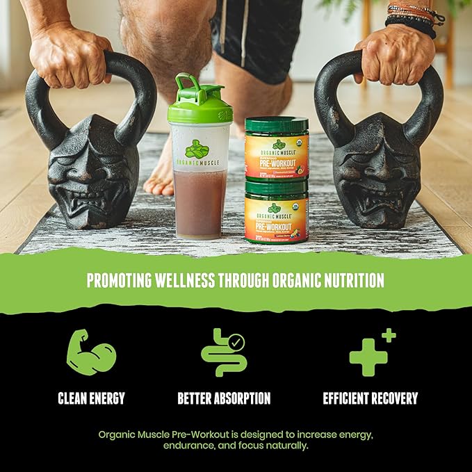 Organic Muscle Clean Pre Workout Powder
