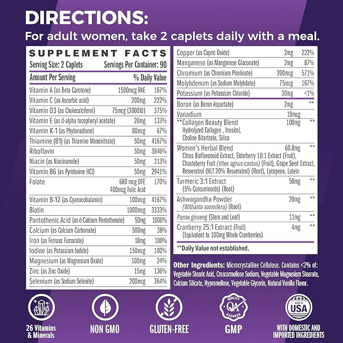 Vitamin World Ultra 360 Multivitamin 180 Caplets
