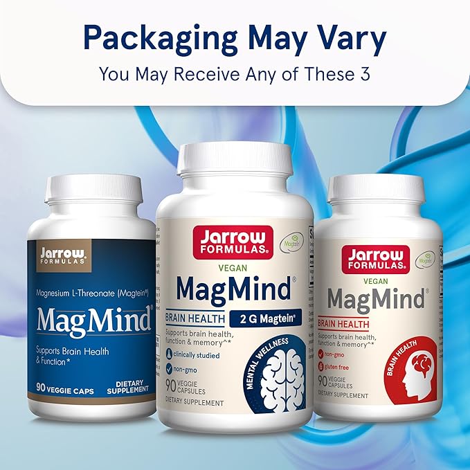 Jarrow Formulas MagMind Brain Health 90 Capsules, 30 Day