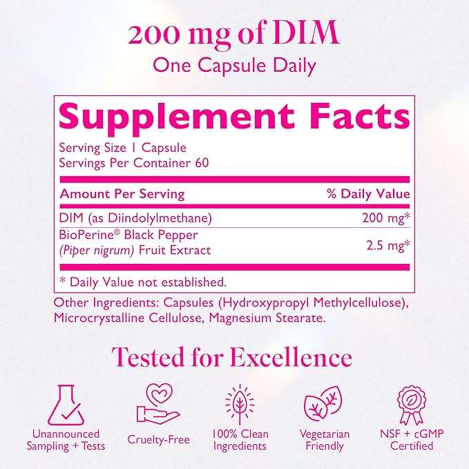200 DIM Supplement for Women 60 Day
