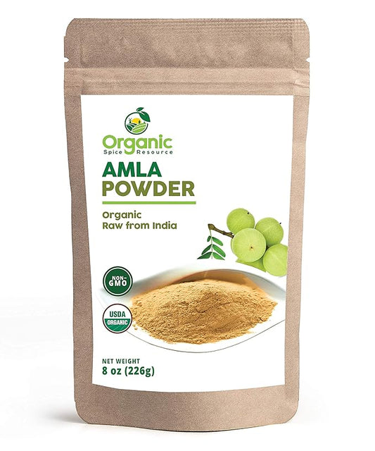 Organic Amla Powder 8 oz (226g) | 100% Raw
