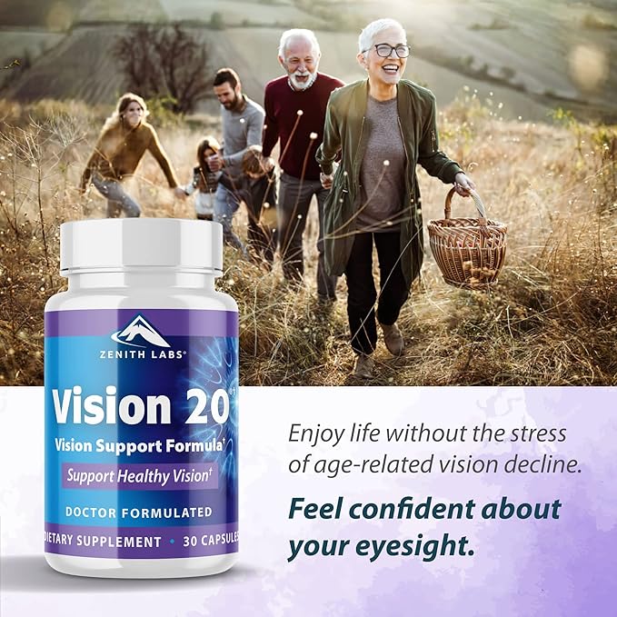 Zenith Labs Vision 20 Clinically Proven 6 Pack