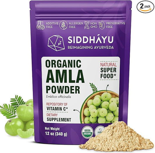 Organic Amla Powder for Hair Growth 12 oz
