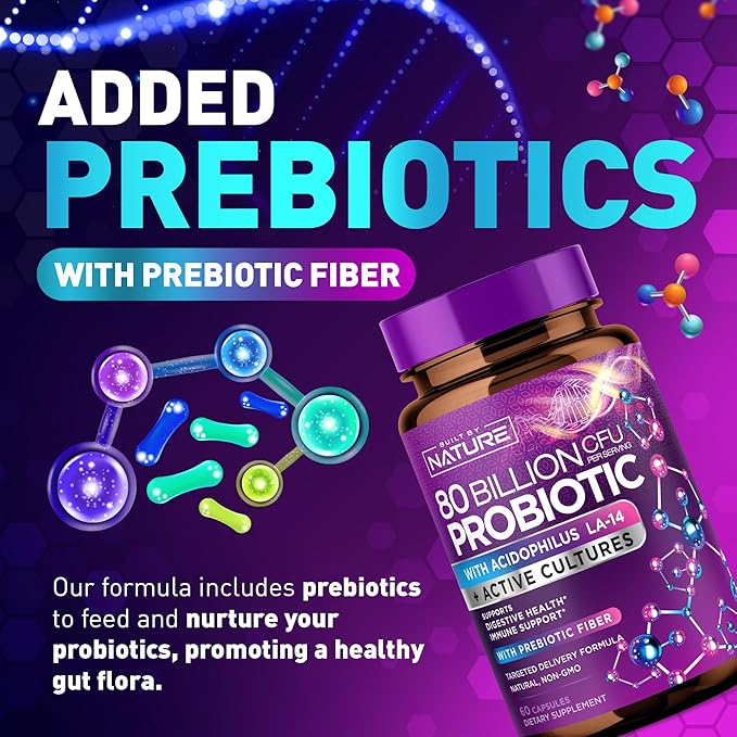 80 Billion CFU Probiotic 60 Capsules