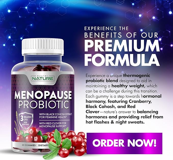 Menopause Supplements for Women 60 Gummies