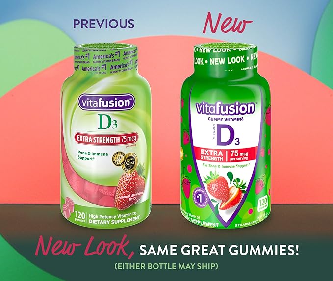 Vitafusion Women's Multivitamin Gummies (150 Count) D3 Gummy (120 Count)