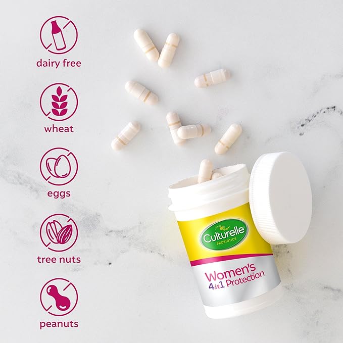 Culturelle 4-in-1 Probiotics for Women, Daily 30 Count