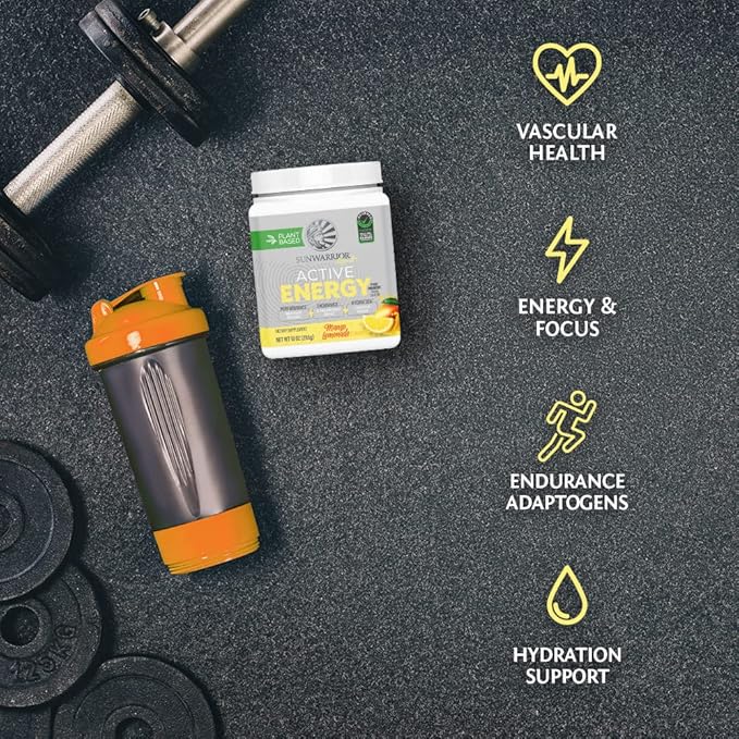 Sunwarrior Plant-based Preworkout Powder Hydration Blend 30 Servings