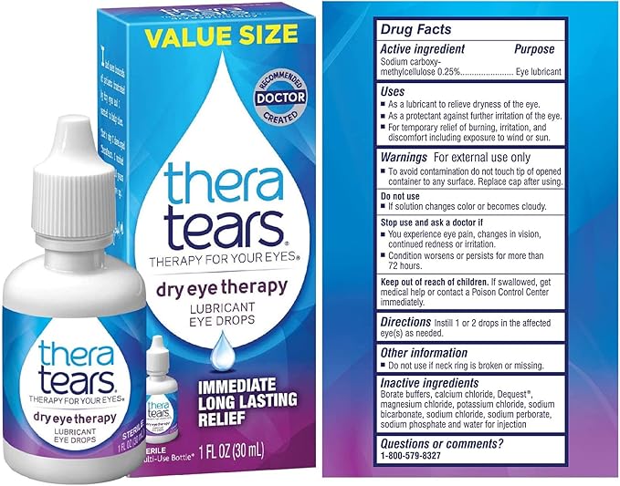 TheraTears 1200mg Omega 3 Supplement 90 Count 30 mL, 1 Fl 1) Value