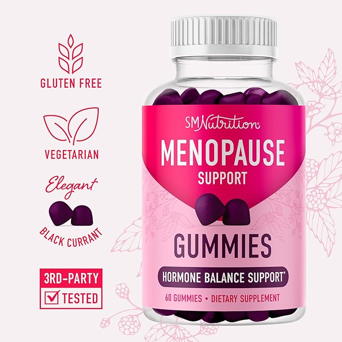 Menopause Support Gummies D3, PABA, 60ct.