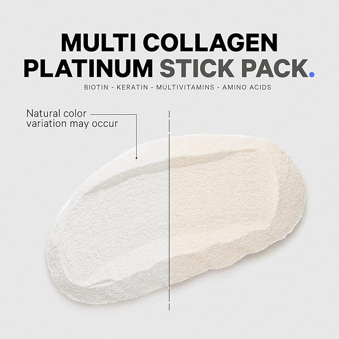 Codeage Multi Collagen and Biotin 10,000 B6 & D3, Keratin, 18 Amino 5 Types 30 Powder