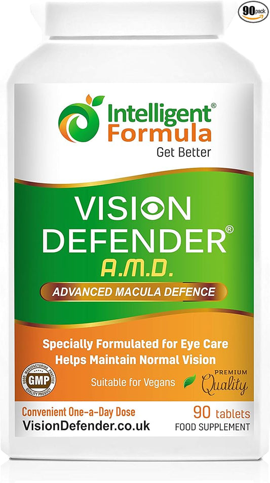 AREDS2 VISION DEFENDER AMD Supplement: Lutein, 2 Eye 3 Months (90 tablets)