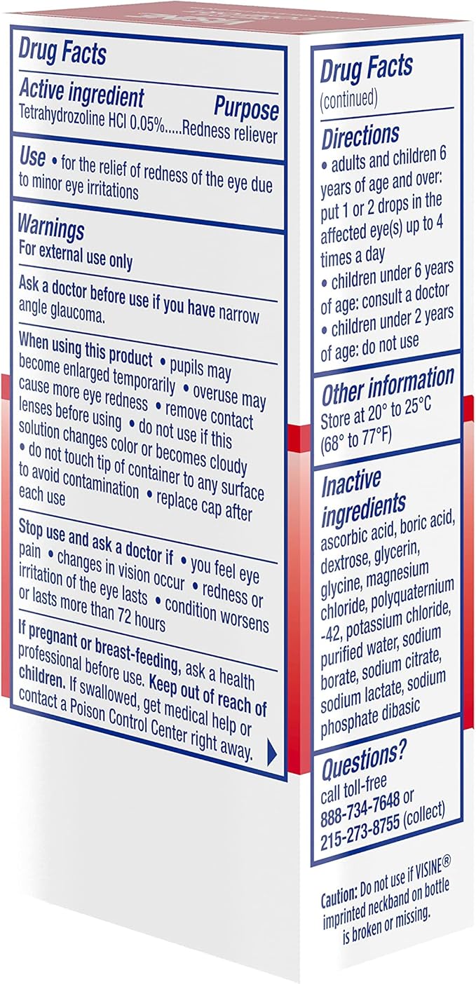 Visine Red Eye Comfort Redness Relief 0.5 fl.