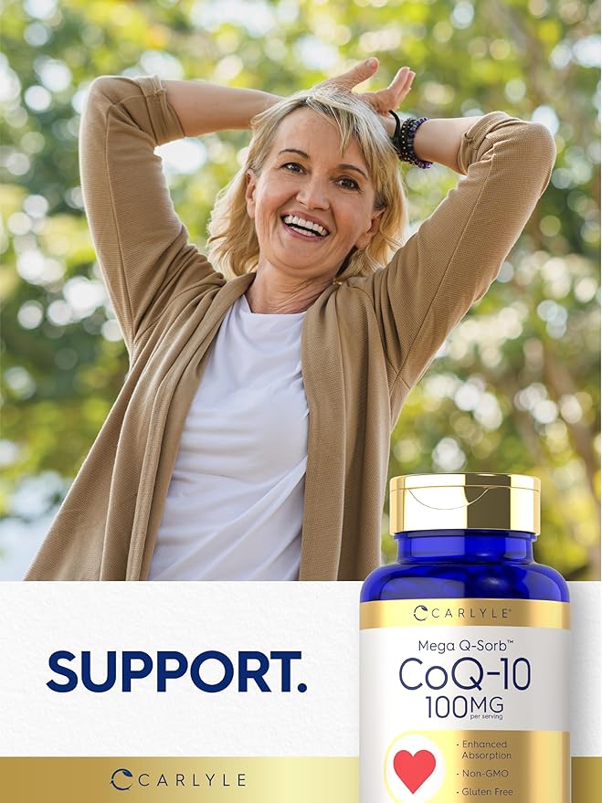 Carlyle CoQ10 100mg 240 Softgels Q-10 |
