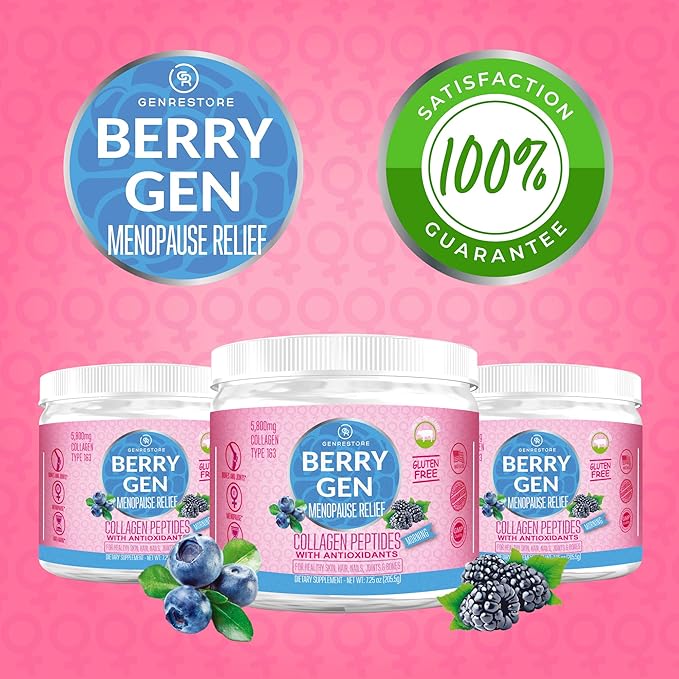 Menopause Morning Collagen Powder with Antioxidants 30 Servings 1 and 3 Collagen