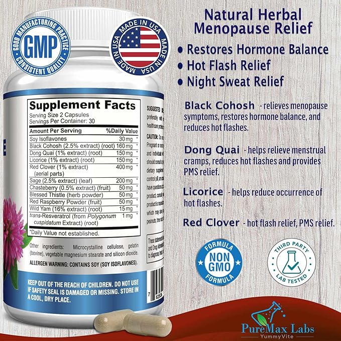 Menopause Support for Women 60 Capsules