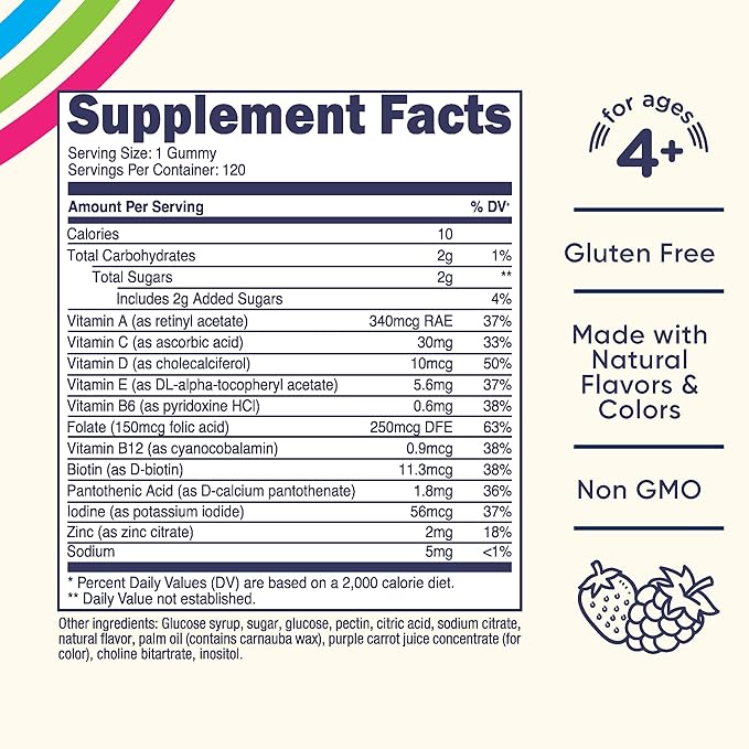 Nutricost Kids Multivitamin Gummies 120 Servings