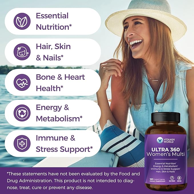 Vitamin World Ultra 360 Multivitamin 180 Caplets