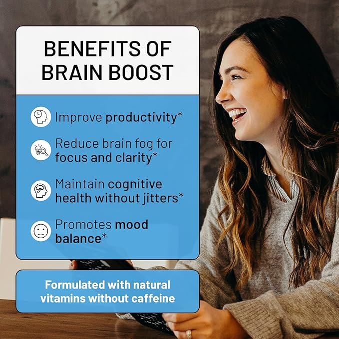 Brain Boost Nootropic Supplement 240 Capsules