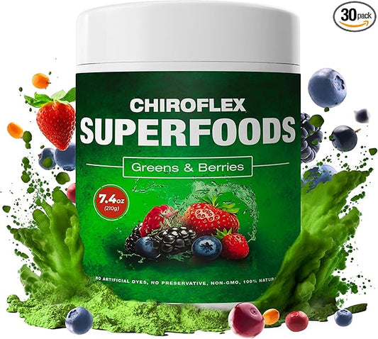 Total Tea Green Powder for Energy & Digestive Health with Turmeric, Amla Powder & Vitamin C - 30 Servings