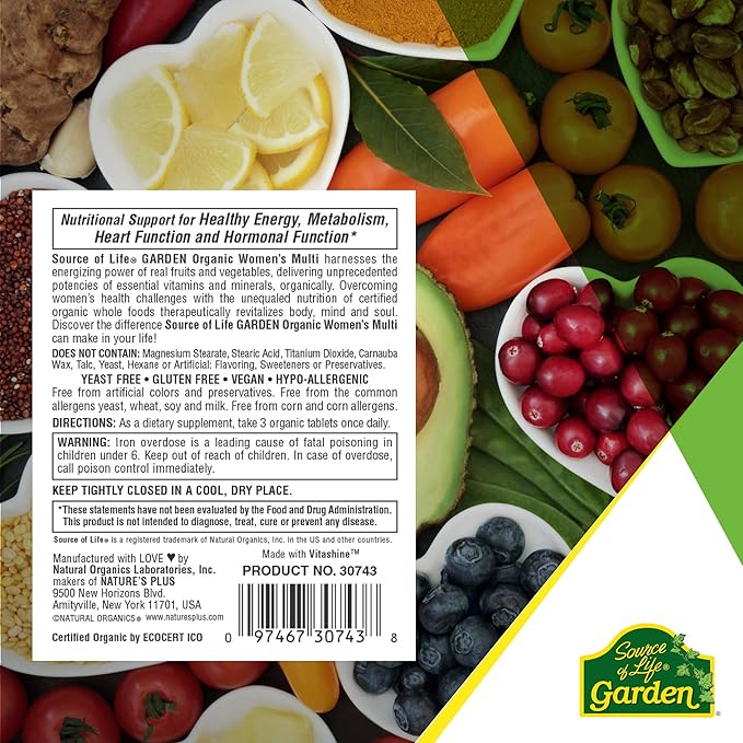 Natures Plus Source of Life Garden 90 Vegan (30 Servings)