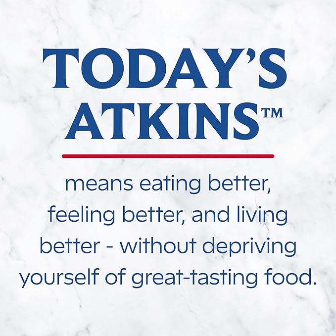 Atkins Creamy Cookie Crunch Meal Bars, 16g Protein, 11g Fiber, 2g Sugar, 4g Net Carbs, Low Carb, 12 Count