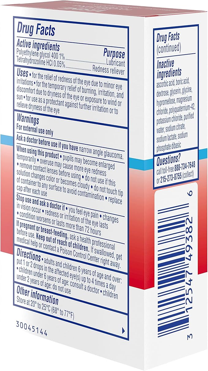 Visine Red Eye Hydrating Comfort Redness 0.28 fl.