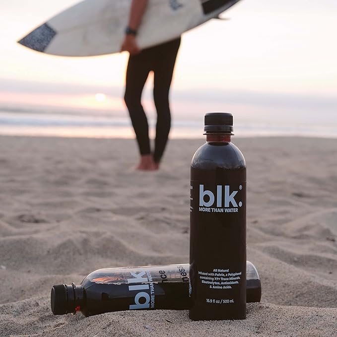 12ct Natural Mineral Alkaline Water 16.9oz and 1ct Concentrated blk. Drops and Bioavailable Fulvic & Humic Acid Over 77 Trace Minerals Helps Repair & Restore Cells in Your Body