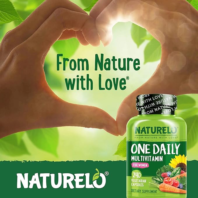 NATURELO One Daily Multivitamin for Women 240 Capsules 8 Month