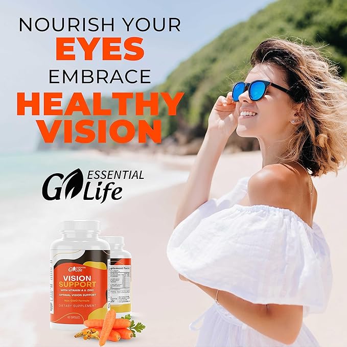 Vision Support Supplement 20mg for 60 Capsules
