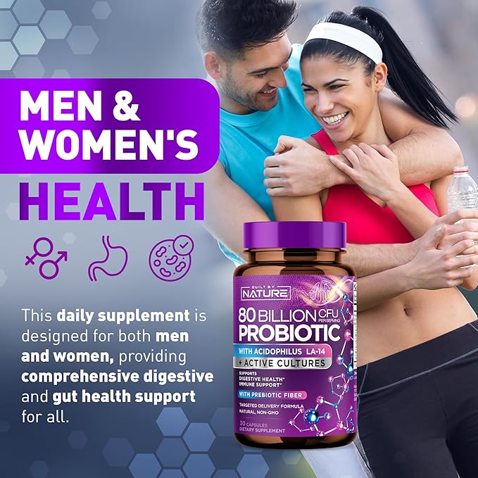 80 Billion CFU Probiotic 30 Capsules