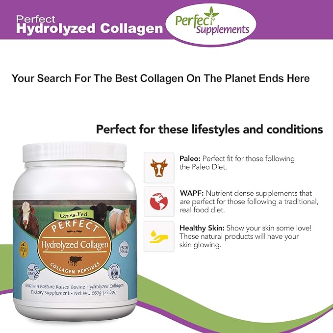 Perfect Supplements – Perfect Hydrolyzed Collagen 660g – 2 Pack